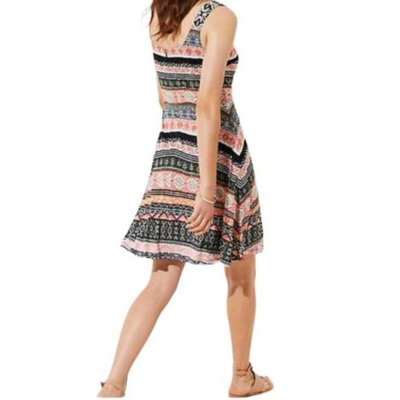 Ann Taylor Loft Riverwalk Fit and Flare Dress Size 14 - Picture 8 of 11